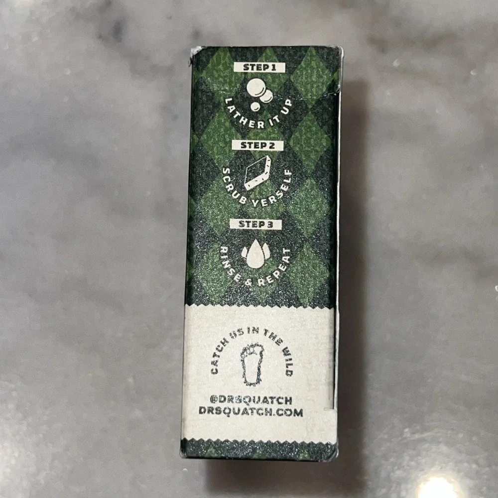 Harry Potter Dr. Squatch Slytherin Suds of the Sly Men's Soap Bar 5oz 3 Pack New